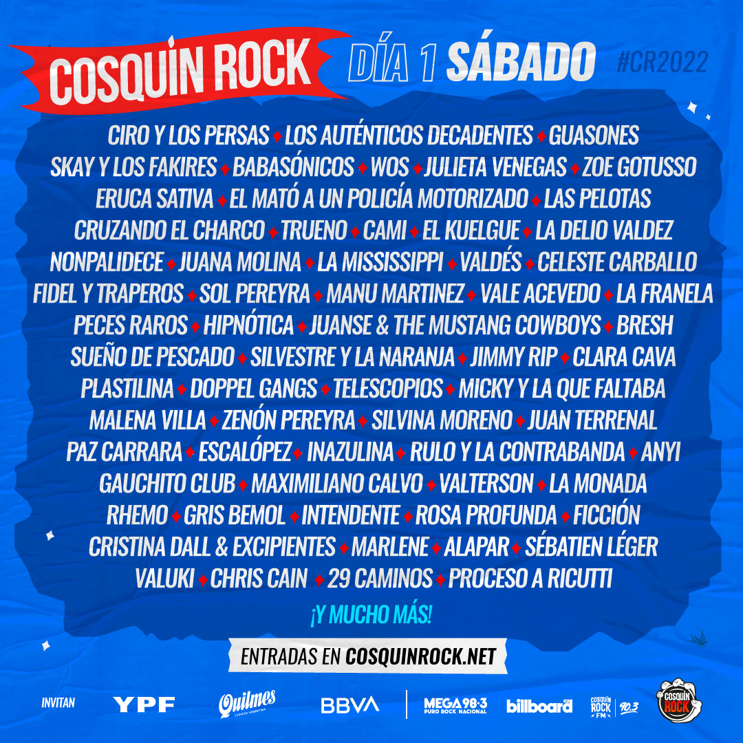 Babasónicos en el Cosquín Rock 2022