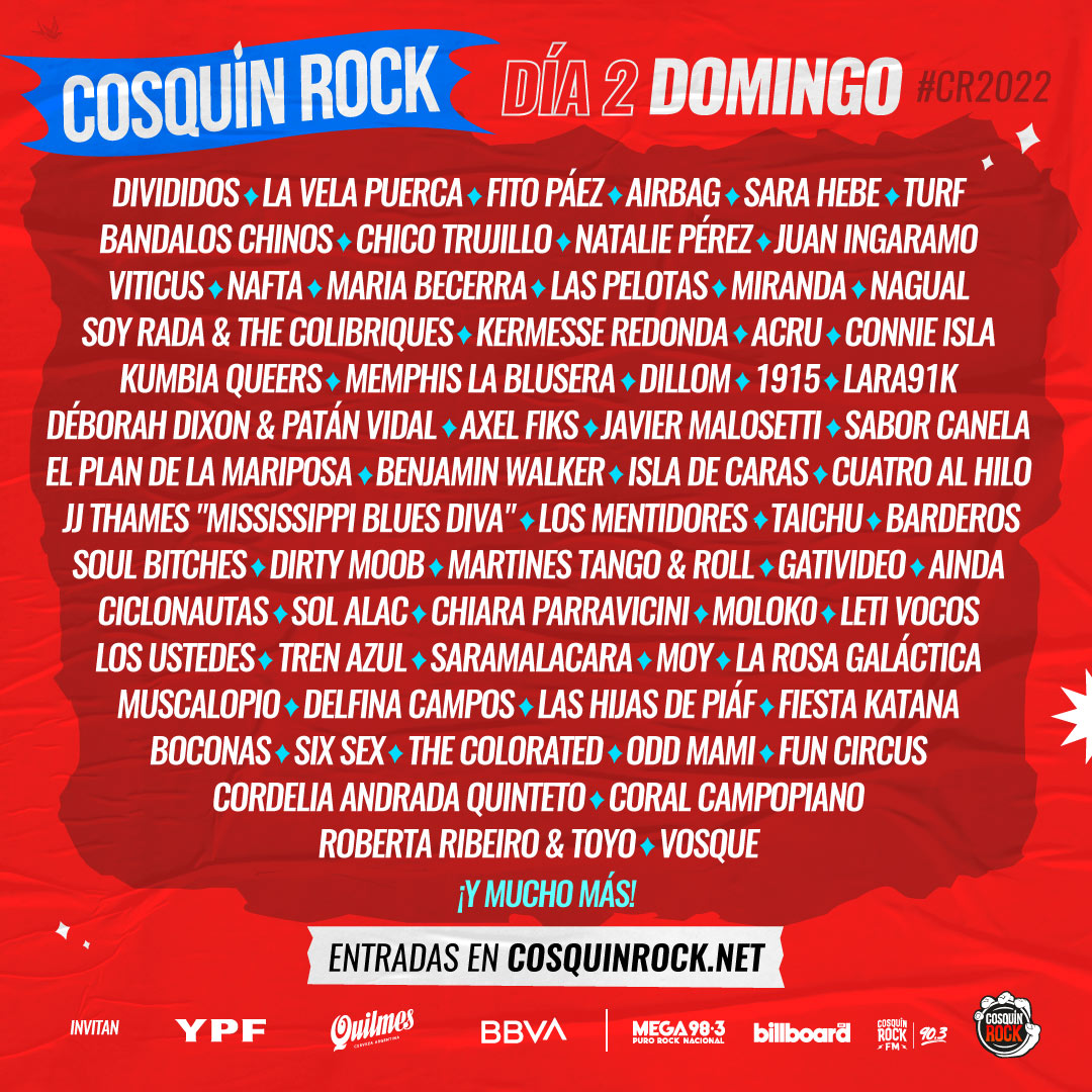 Babasónicos en el Cosquín Rock 2022