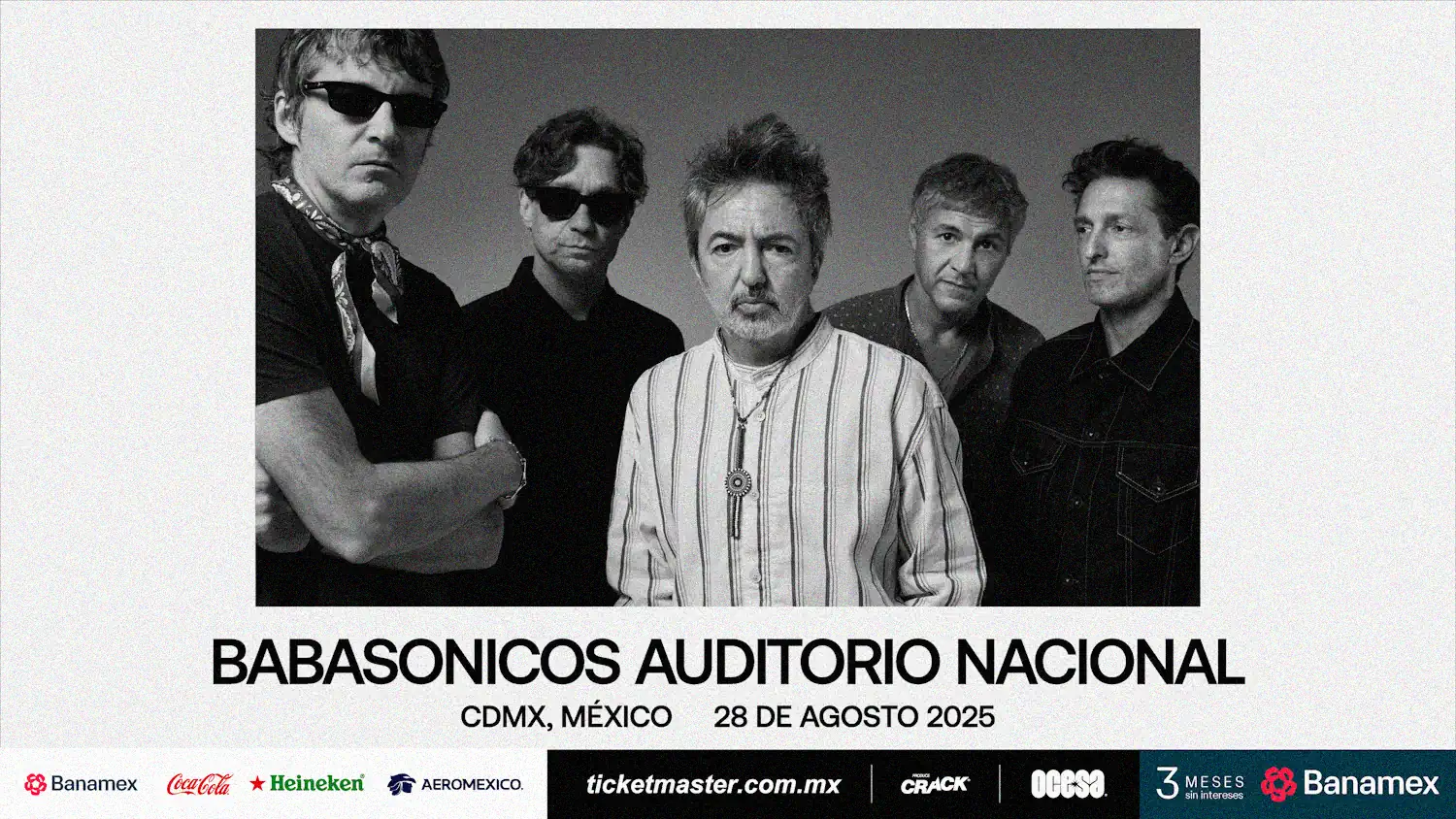 Babasonicos Auditorio Nacional Agosto 2025